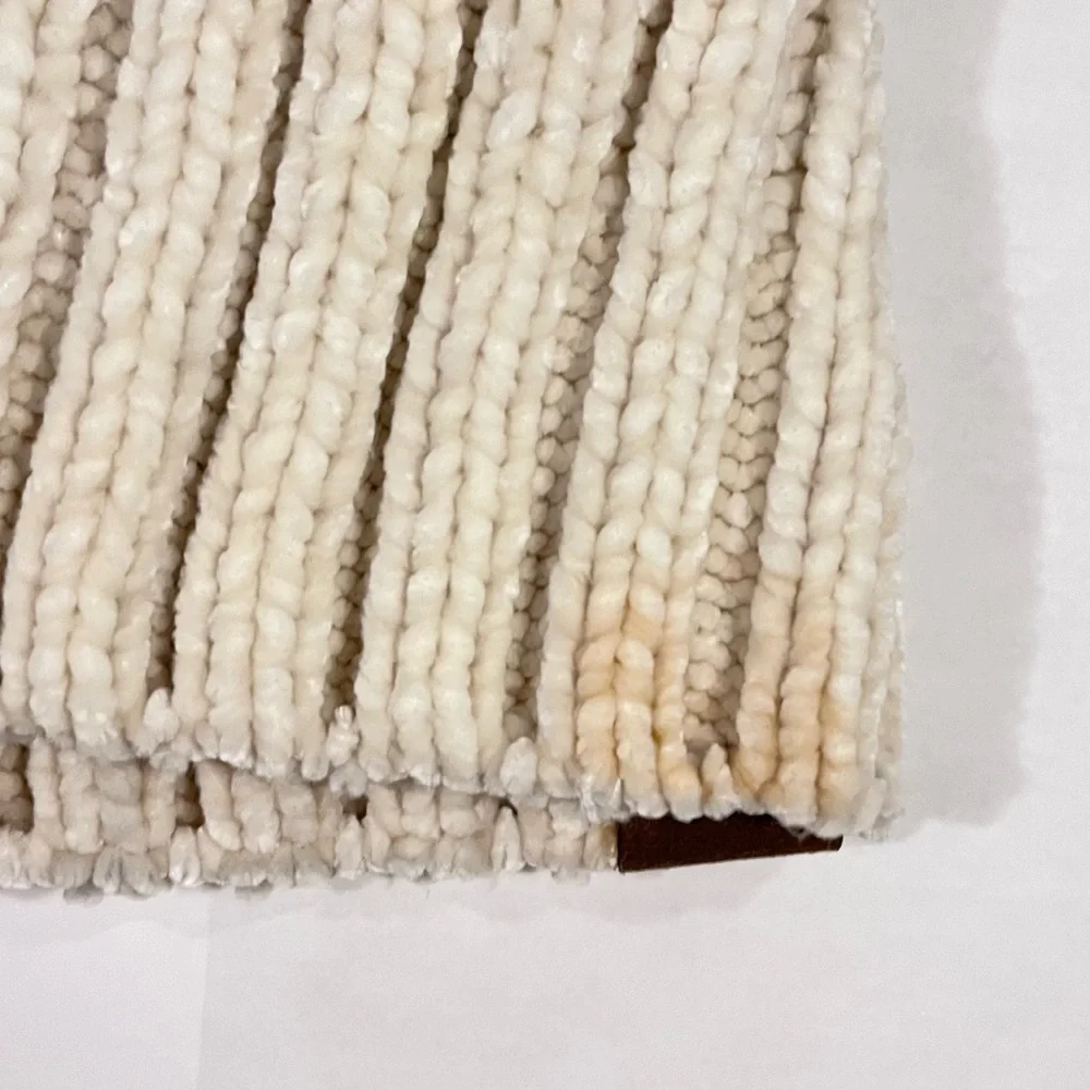C.C Cream Natural Polyester Beanie Cap